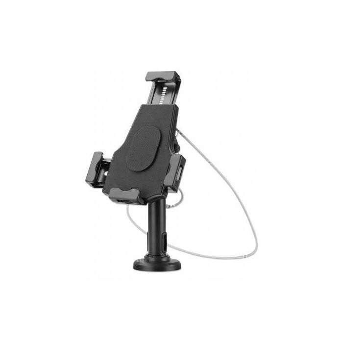 SOPORTE MANHATTAN DE ESCRITORIOPARED PARA TABLET O IPAD SEGURO ANTIRROBO COLOR NEGRO