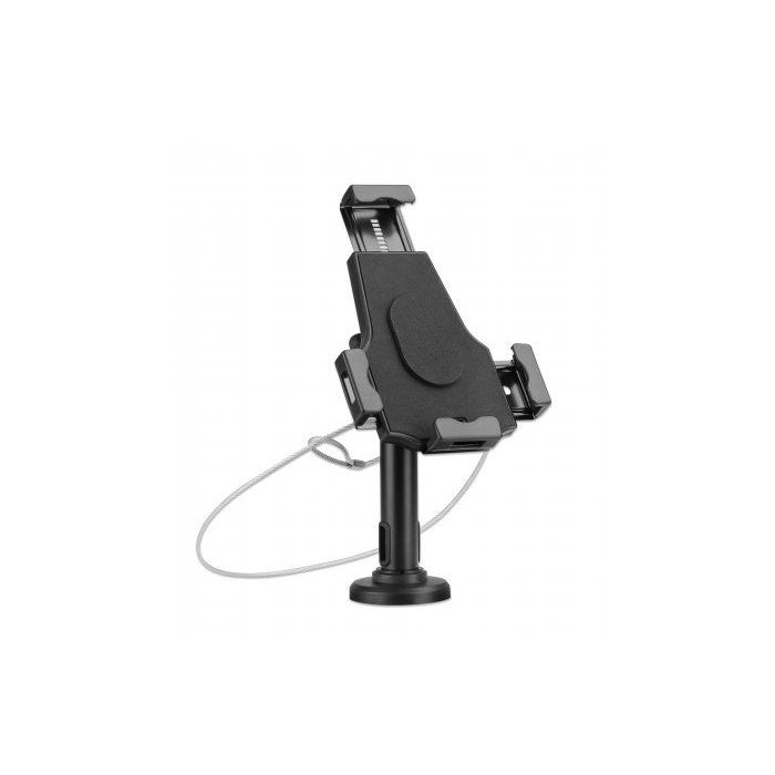 SOPORTE MANHATTAN DE ESCRITORIOPARED PARA TABLET O IPAD SEGURO ANTIRROBO COLOR NEGRO