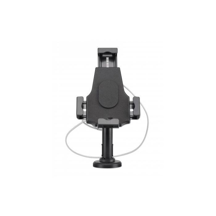 SOPORTE MANHATTAN DE ESCRITORIOPARED PARA TABLET O IPAD SEGURO ANTIRROBO COLOR NEGRO