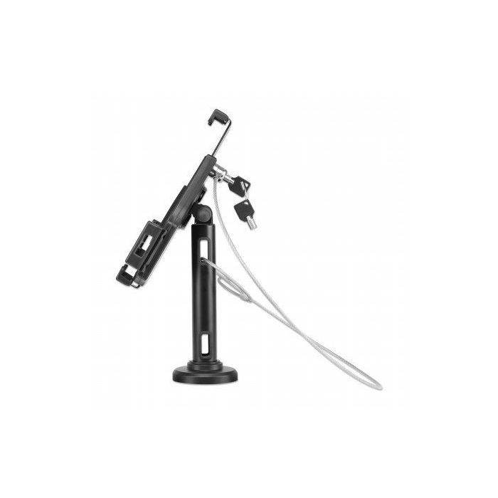 SOPORTE MANHATTAN DE ESCRITORIOPARED PARA TABLET O IPAD SEGURO ANTIRROBO COLOR NEGRO