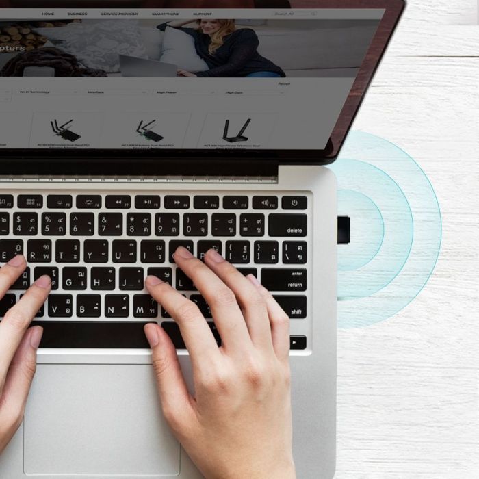 ADAPTADOR TP LINK INALAMBRICO NANO USB DE BANDA DUAL AC600