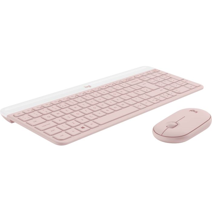 LOGITECH 920-011312 TECLADO RATÓN INCLUIDO OFICINA RF INALÁMBRICO QWERTY ESPAÑOL ROSA