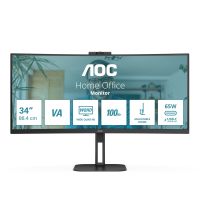 AOC V5 CU34V5CW LED DISPLAY 86,4 CM (34) 3440 X 1440 PIXELES WIDE QUAD HD NEGRO