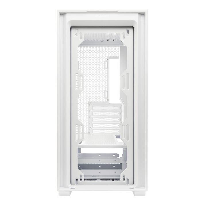 GABINETE ASUS (A21 ASUS CASEWHT) BLANCO, VIDRIO TEMPLADO Y MALLA,SOPORTA BTF, MT, SFUENTE