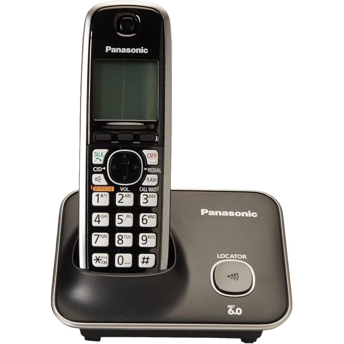 TELEFONO PANASONIC INALAM P.LCD 1.8  IDENTIFI. NEGRO