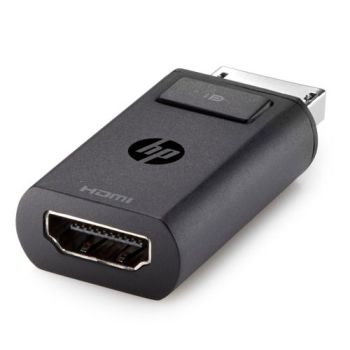 ADAPTADOR DE VIDEO HP DISPLAY MACHO A HDMI HEMBRA NEGRO 
