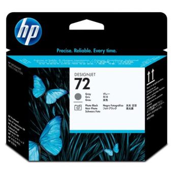 HP CABEZAL DE IMPRESIÓN DESIGNJET 72 NEGRO FOTOGRÁFICO Y GRIS