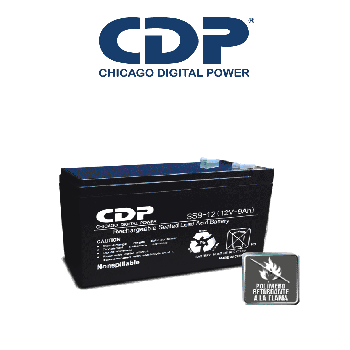 BATERIA INTERNA CDP 12V 9AMP LIBRE DE MANTENIMIENTO