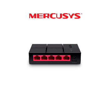 SWITCH NO ADMINISTRABLE  PARA ESCRITORIO  CARCASA DE PLÁSTICO  5 PUERTOS 101001000 MBPS  DISEÑO COMPACTO  PLUG AND PLAY