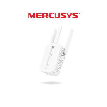 REPETIDOR  EXTENSOR DE COBERTURA WIFI N  MU-MISO  300 MBPS 2.4 GHZ  3 ANTENAS EXTERNAS  BOTÓN WPS