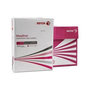 PAPEL COPIADORA XEROX MARATHON CARTA BLANCO PAQUETE 500 HOJAS