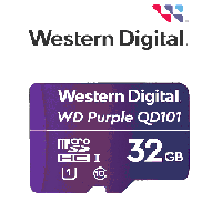 WESTERN WDD032G1P0C- MEMORIA DE 32GB MICRO SDHC LINEA PURPLE CLASE 10 U1 LECTURA 50MB ESCRITURA 40MB ESPECIALIZADA PARA 