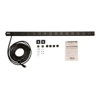 EATON TRIPP LITE SERIES PDU BASIC 120V 1.44KW 15A 5-15R 14 OUTLET 5-15P VERTICAL 0URM - VERTICAL RACKMOUNT - UNIDAD DE D