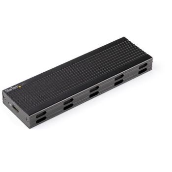 STARTECH.COM CAJA EXTERNA USB-C DE 10GBPS A NVME M.2 OR SSD SATA M.2 - CARCASA DE ALUMINIO PORTÁTIL PARA SSD NGFF M.2 PC