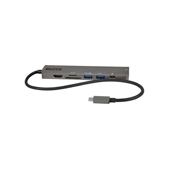 STARTECH.COM ADAPTADOR MULTIPUERTOS USB C - DOCKING STATION USB TIPO C A HDMI 2.0 4K 60HZ - ENTREGA DE ALIMENTACIÓN 100W