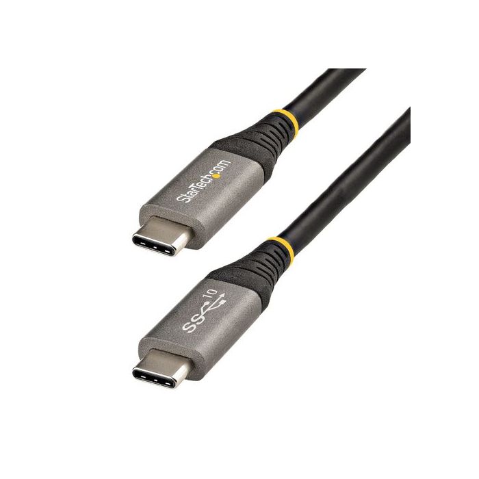 STARTECH.COM CABLE DE 1M USB-C DE 10GBPS - CABLE USB TIPO C CERTIFICADO POR USB-IF - CABLE USB TIPOC USB 3.2 GEN 2 - CON