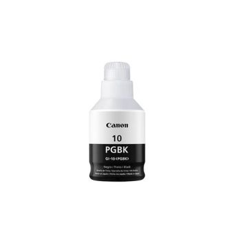 BOTELLA DE TINTA CANON GI-10 PGBK INK NEGRO 170ML SERIE G TERCERA GENERACION 