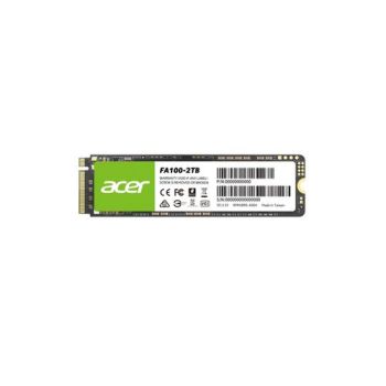 UNIDAD SSD M.2 ACER 2TB (BL.9BWWA.121) FA100, PCIE GEN3X4, 2280, 3300MBS