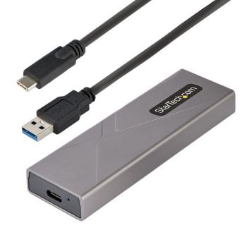 STARTECH.COM CAJA EXTERNA DE ALUNINIO USB-C 10GBPS A NVME M.2 O SSD M.2 SATA - SIN HERRAMIENTAS PARA SSD M.2 NGFF PCIESA