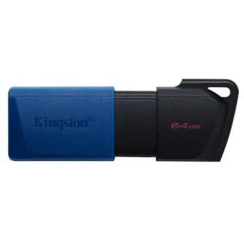 KINGSTON TECHNOLOGY DATATRAVELER 64GB USB3.2 GEN 1 EXODIA M (NEGRO + AZUL)