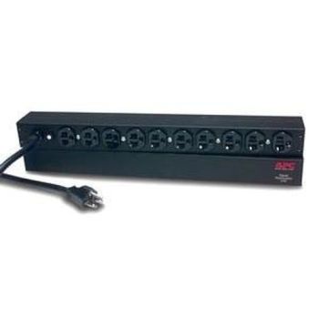 APC RACK PDU, BASIC, 1U, 20A, 120V UNIDAD DE DISTRIBUCIÓN DE ENERGÍA (PDU) NEGRO