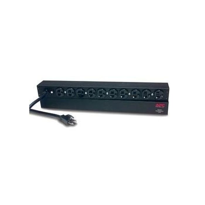 APC RACK PDU, BASIC, 1U, 20A, 120V UNIDAD DE DISTRIBUCIÓN DE ENERGÍA (PDU) NEGRO