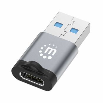 ADAPTADOR USB-C V3.2 GEN1 AM-CH 5GBPS 3A ALUMINIO GRIS ESPACIALNEGRO