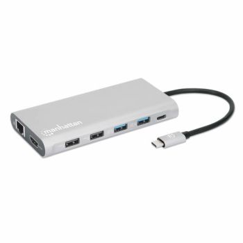 DOCKING MANHATTAN USB-C PARA TRIPLE MONITOR HDMIUSB-CPDSDMICRO SD