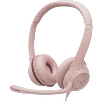 DIADEMA LOGITECH H390 AUDIO DIGITAL USB PLUG COLOR ROSA