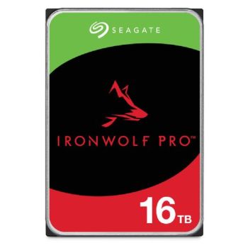 DISCO DURO INTERNO SEAGATE 16TB 3.5 ST16000NT001 7200RPM IRONWOLF PRO 