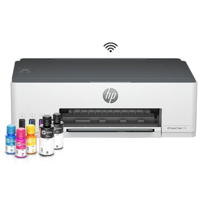 IMPRESORA HP SMART TANK 210 TINTA CONTINUA COLOR, WIFI, USB, BLUETOOTH, DUPLEX, MANUAL, SMART APP 