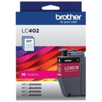 CARTUCHO BROTHER LC402M MAGENTA, RENDIMIENTO 550 PAGINAS
