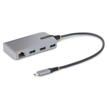 STARTECH.COM HUB USB-C DE 3 PUERTOS USBA - USB 3.0 DE 5GBPS - ALIMENTADO POR EL BUS - CONCENTRADOR USB-C DE 3 PUERTOS US