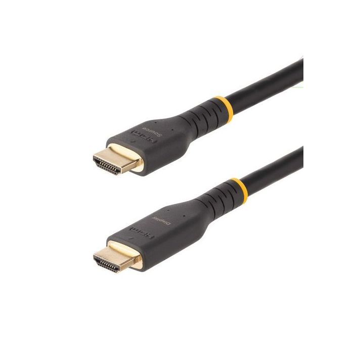 STARTECH.COM CABLE DE 10M HDMI ACTIVO - HDMI 2.0 4K 60HZ UHD - CABLE DE SERVICIO PESADO - RESISTENTE - CON FIBRA DE ARAM