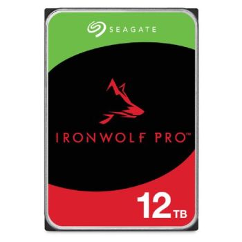 SEAGATE IRONWOLF PRO ST12000NT001 DISCO DURO INTERNO 12 TB 7200 RPM 256 MB 3.5 SERIAL ATA III