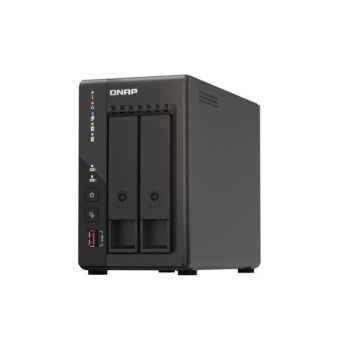 QNAP TS-253E NAS TORRE INTEL® CELERON® J6412 8 GB 0 TB QNAP TURBO SYSTEM NEGRO
