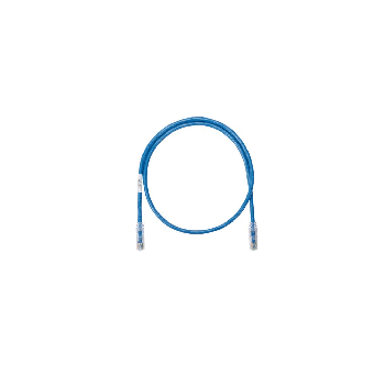 CABLE DE PARCHEO UTP CATEGORÍA 6, CON PLUG MODULAR EN CADA EXTREMO - 1 M. - AZUL