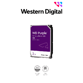 DISCO DURO PURPLE DE 2TB  3 AÑOS DE GARANTÍA  PARA VIDEOVIGILANCIA