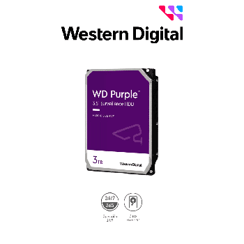 DISCO DURO PURPLE DE 3TB  3 AÑOS DE GARANTÍA  PARA VIDEOVIGILANCIA
