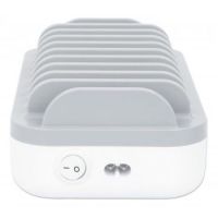 MANHATTAN 180856 ORGANIZADOR PARA ESTACIÓN DE CARGA MONTAJE DE SOBREMESA PLÁSTICO BLANCO