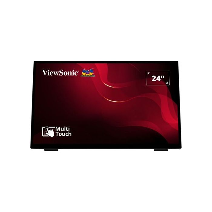 VIEWSONIC TD2465 PANTALLA DE SEÑALIZACIÓN PANEL PLANO INTERACTIVO 61 CM (24) LED 250 CD  M² FULL HD NEGRO PANTALLA TÁCTI