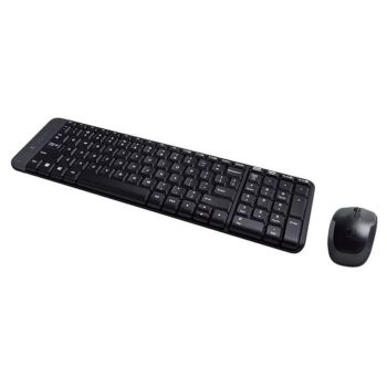 TECLADO LOGITECH  CON MOUSE MK220 INALAMBRICO USB
