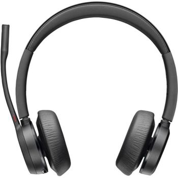 POLY AURICULARES VOYAGER 4320 USB-A CON CERTIFICACIÓN PARA MICROSOFT TEAMS + LLAVE BT700