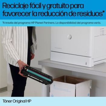 TONER HP 222X HIGH YIELD CYAN INK LASERJET CARTRIDGE 