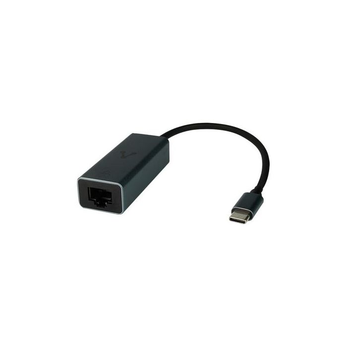 ADAPTADOR VORAGO ADP-210 TIPO C A ETHERNET RJ45 1GBPS 200MM COLOR NEGRO