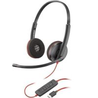 POLY DIADEMA BLACKWIRE 3220 USB-C HEADSET + USB-CA ADAPTER (8X228A6)