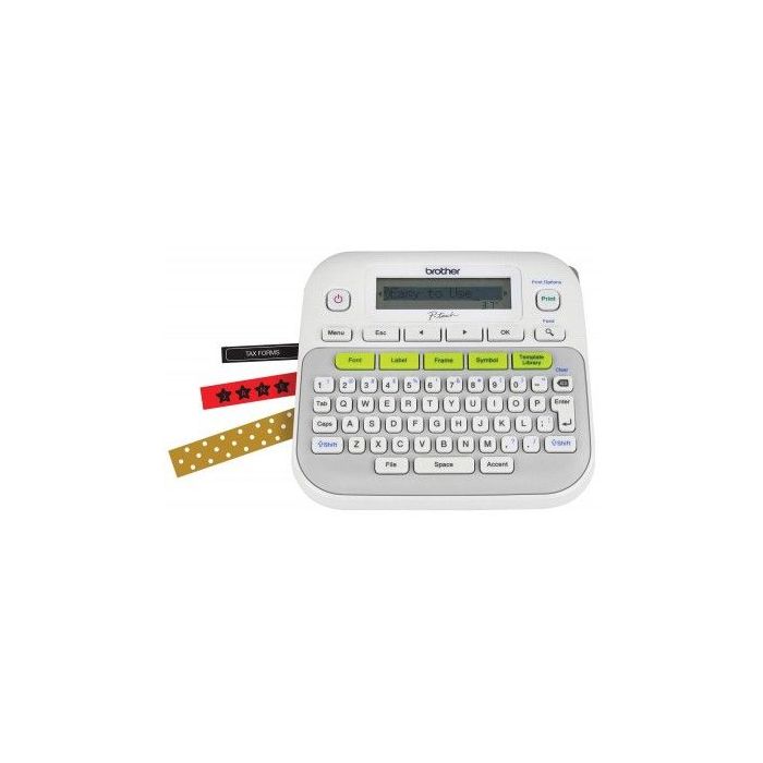 ROTULADOR ELECTRÓNICO BROTHER P-TOUCH PT-D210 INALÁMBRICO LAMINADO TRANSFERENCIA TÉRMICA MANUALESCRITORIO