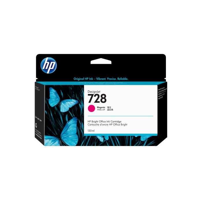 CARTUCHO HP LF 728 DESIGNJET MAGENTA 130ML