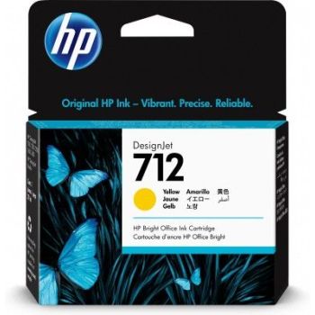 CARTUCHO HP 712 AMARILLO LF DESIGNJET 29ML 