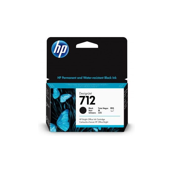 CARTUCHO HP 712 NEGRO 38ML LF DESIGNJET 